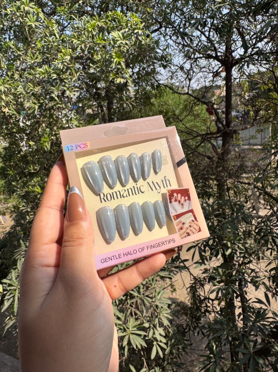 Handmade Cat-eye Reflective Nails- Free 12 pc Sticker Sheet included