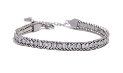 316L Steel 18k Gold Plated Luster Braclete