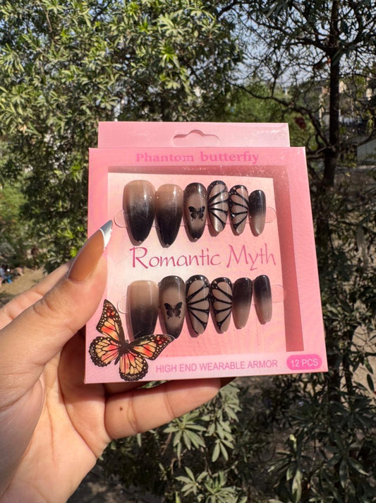 Handmade Cat-eye Reflective Nails- Free 12 pc Sticker Sheet included