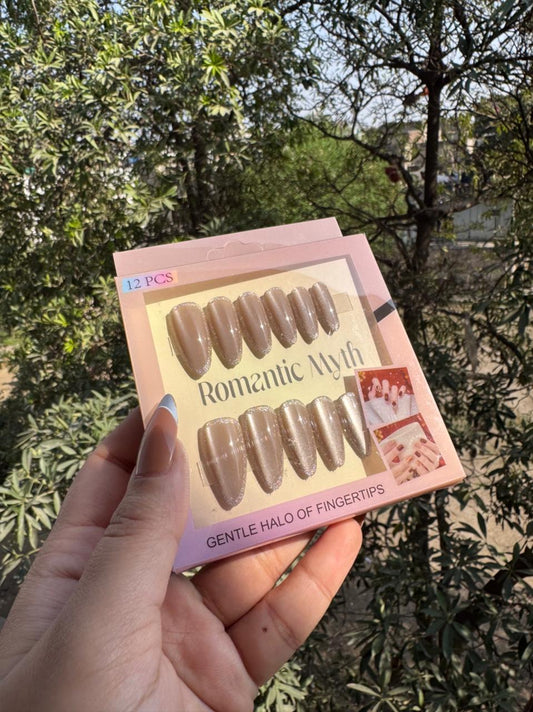 Handmade Cat-eye Reflective Nails- Free 12 pc Sticker Sheet included