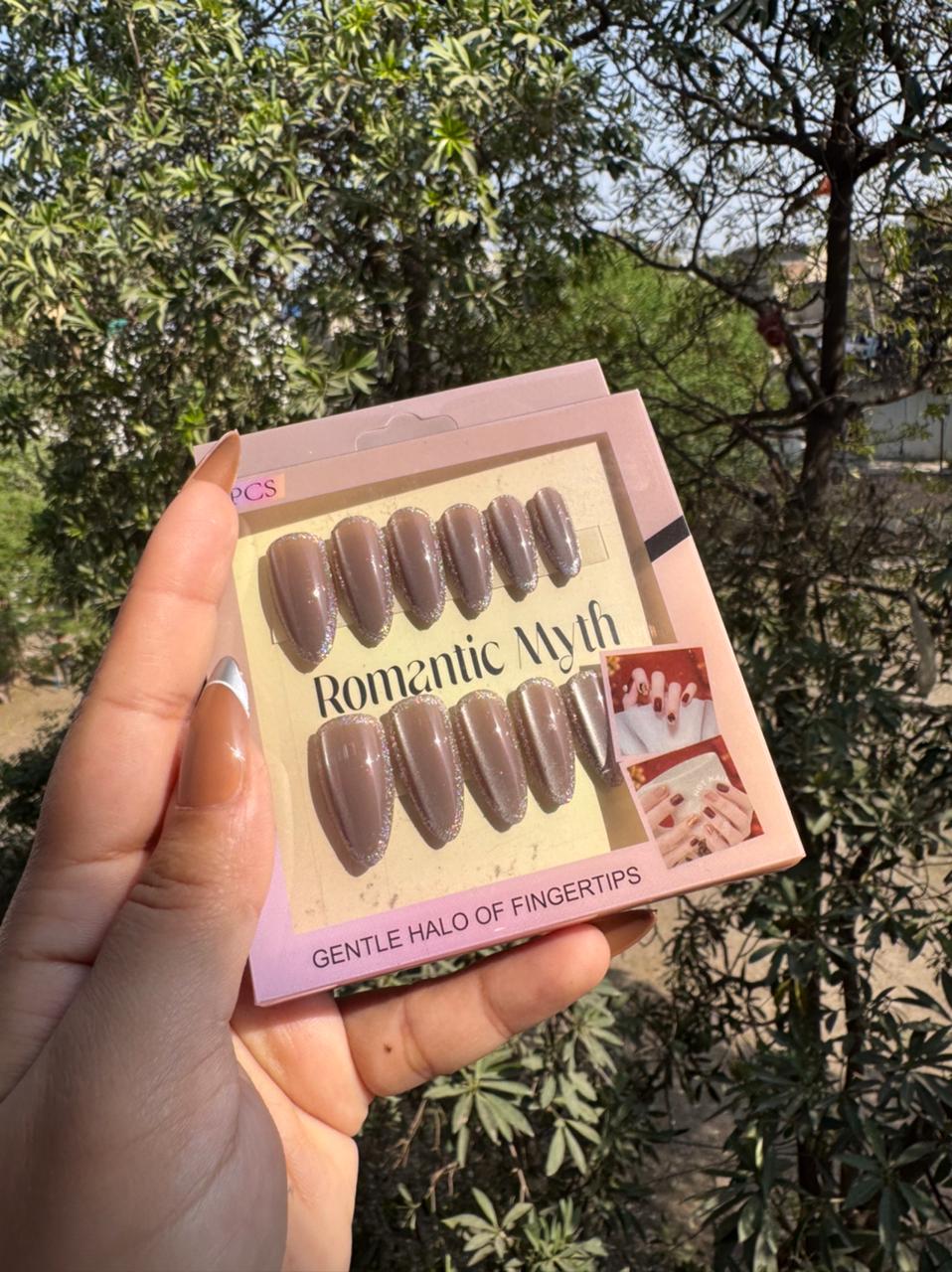 Handmade Cat-eye Reflective Nails- Free 12 pc Sticker Sheet included
