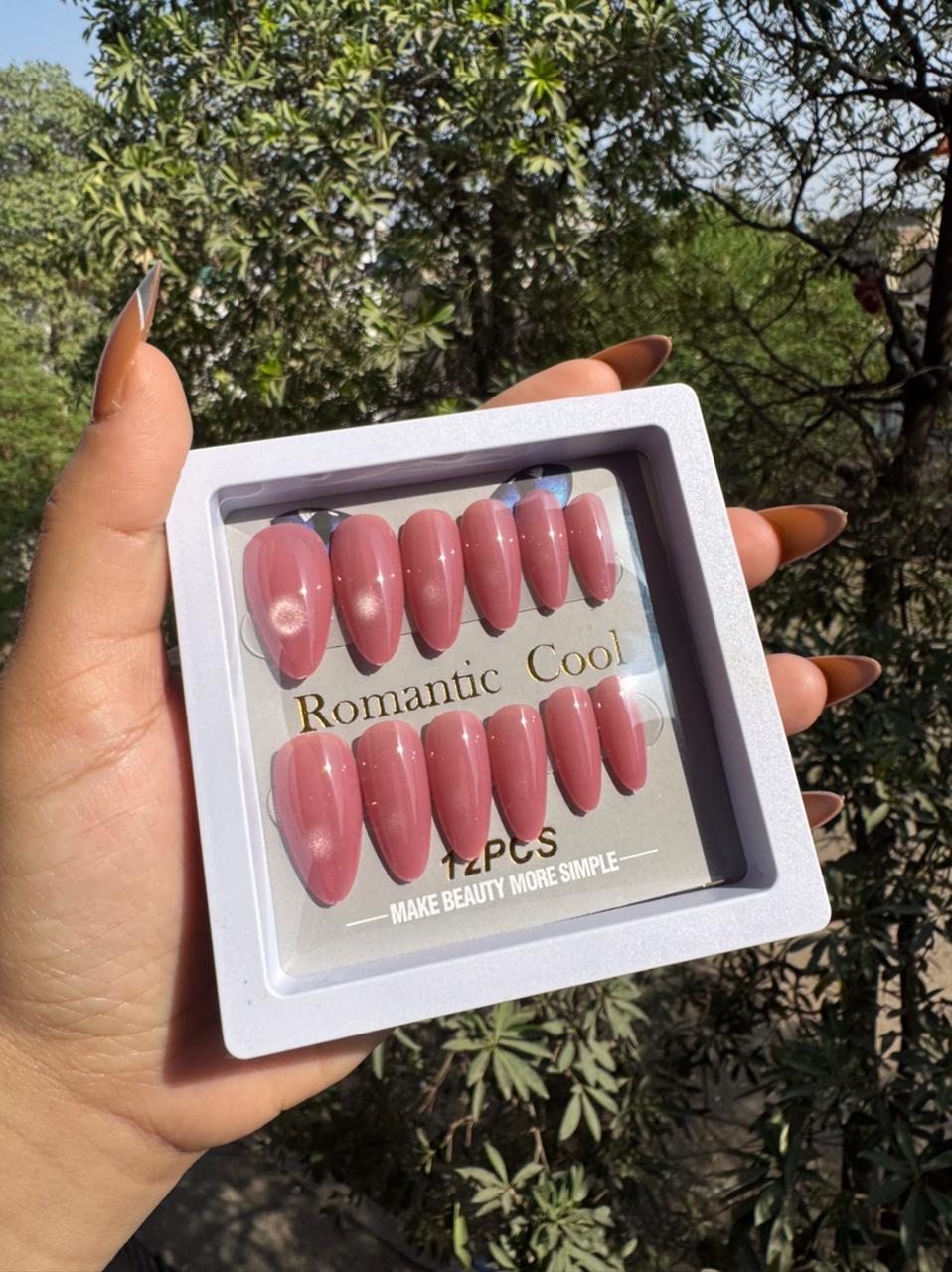 Handmade Cat-eye Reflective Nails- Free 12 pc Sticker Sheet included