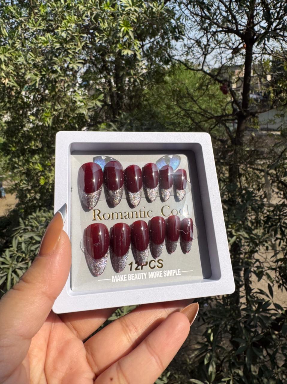 Handmade Cat-eye Reflective Nails- Free 12 pc Sticker Sheet included