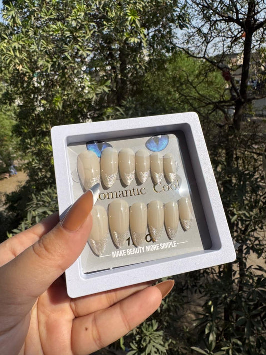 Handmade Cat-eye Reflective Nails- Free 12 pc Sticker Sheet included