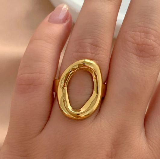 Stainless Steel Premium Quality Ring  (Adjustable )